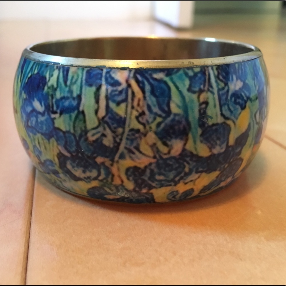 Van Gogh Irises Bangle Bracelet